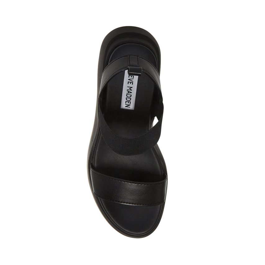 Sandalias de Plataforma Steve Madden Cruise Mujer Negras | ES YF3914